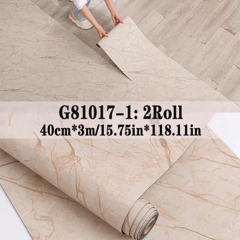 NINETAI Peel And Stick Vinyl Floor Tiles With Wood Grain
