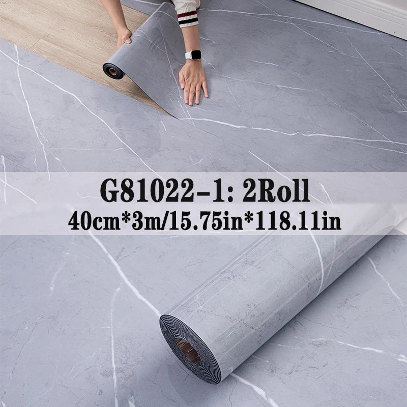 NINETAI Peel And Stick Vinyl Floor Tiles With Wood Grain