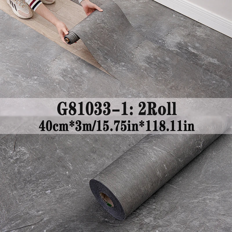 NINETAI Peel And Stick Vinyl Floor Tiles With Wood Grain