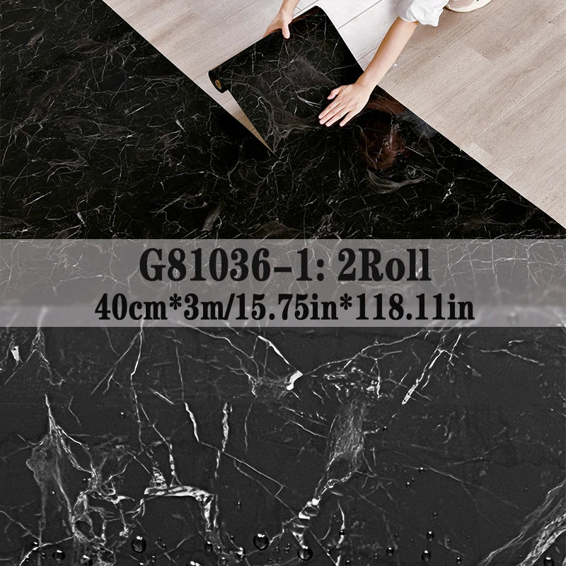 NINETAI Peel And Stick Vinyl Floor Tiles With Wood Grain