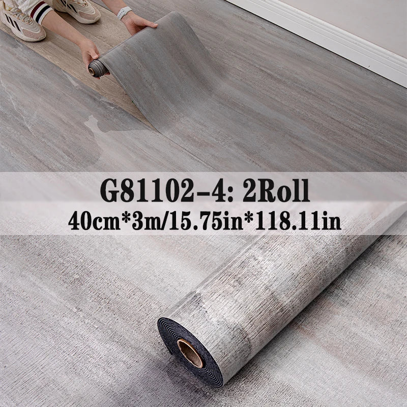 NINETAI Peel And Stick Vinyl Floor Tiles With Wood Grain