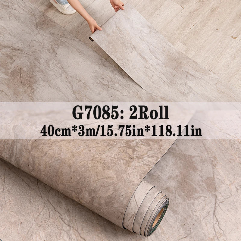 NINETAI Peel And Stick Vinyl Floor Tiles With Wood Grain