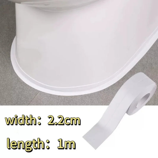 Bathroom Shower Sink Bath Sealing Tapes PVC Adhesive Sealing Strips Waterproof Wall Stickers for Bathroom Kitchen Sealant Tape