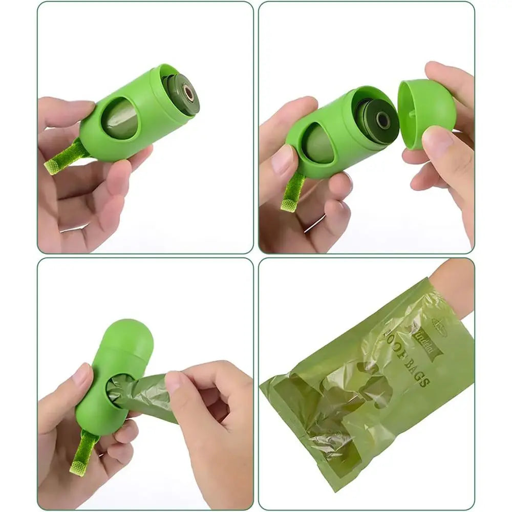Biodegradable Scented Dog Waste Bags With 1 Dispenser, 18 Rolls Reills Poop Bags -450 Counts