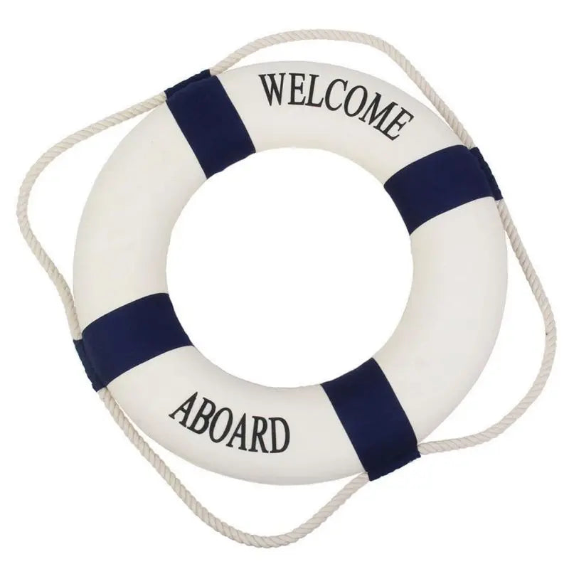Hanging Round Decorative Lifebuoy For Wall Decoration Home Living Room Party Marine Beach Wedding Wall Hanging Lifebuoy Decors