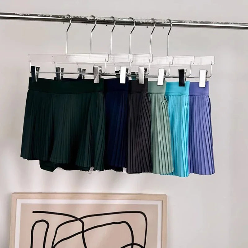 Sports Skirt Golf Breathable Built-in Short Liner High Waist 2-in-1 Culottes Summer Women