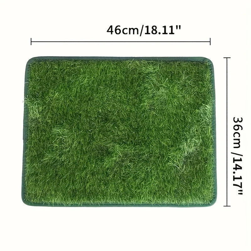 Simulation Lawn Dog Toilet Training Mat Washable Pet Urine Mat Dog Toilet Replacement Pad Eco-Friendly Non-Slip Pet  Accessory