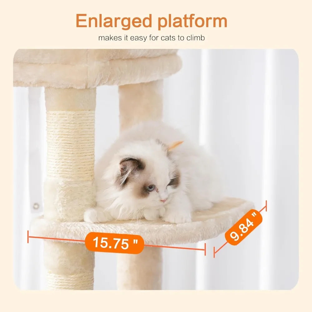 NONECN Cat Tree Heavy Duty Indoor Tower