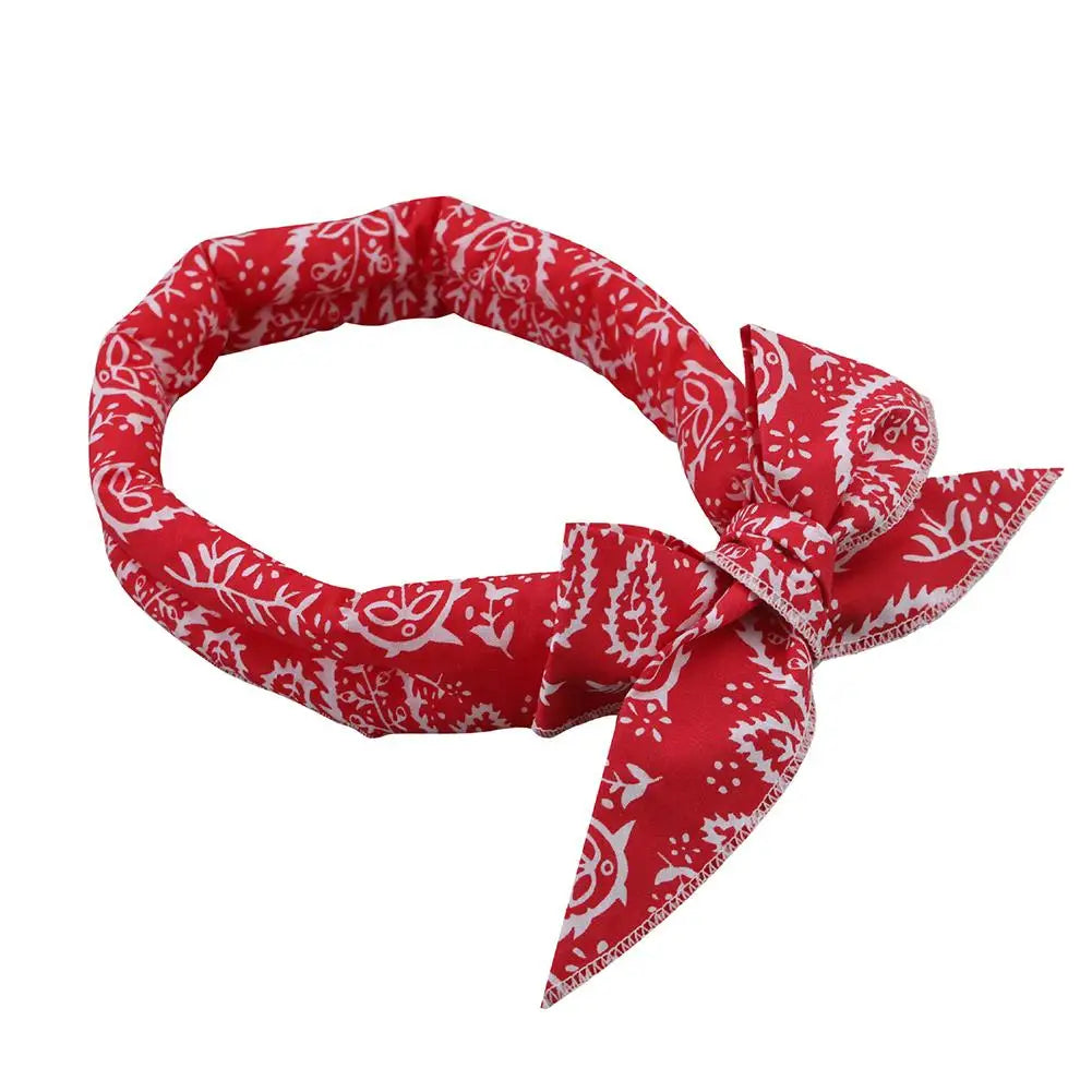 Pet Cooling Ice Scarf Cool Ice Breathable Towel Heatstroke Dogs Cats Ice Collar Cat Adjustable Collar Bib Pet Supplies