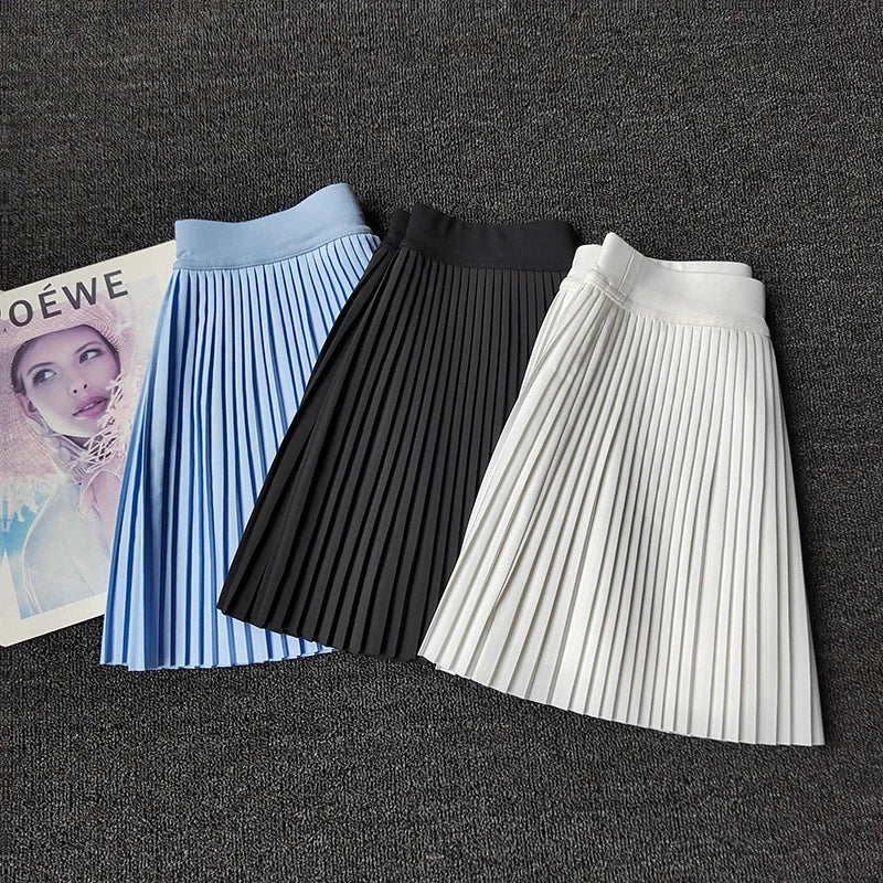 Sports Skirt Golf Breathable Built-in Short Liner High Waist 2-in-1 Culottes Summer Women
