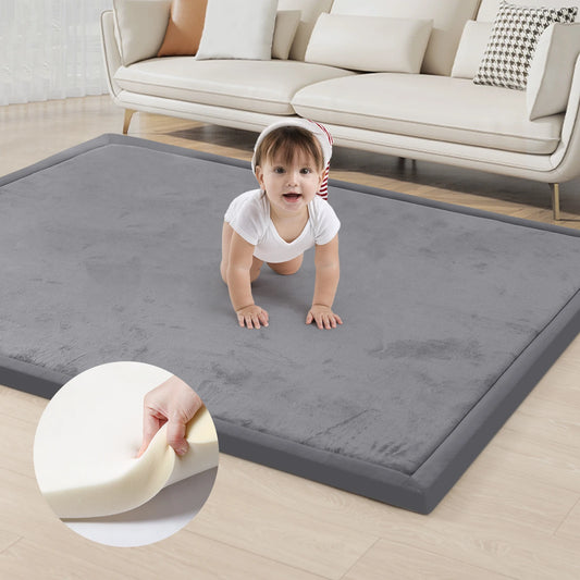 Huloo Sleep Memory Foam Playpen Mat Non Slip Carpet