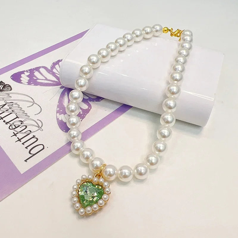 Hot Sale Princess Pearl Pet Collar for Small Dogs Cats Chihuahua Kitten Cute Wedding Gift Jewelry Accessory