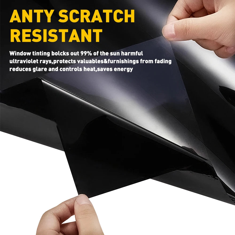 1 Roll 50cmx300cm Car Window Privacy Tint Film Auto Vinyl Anti Look Glass Sticker 1/5/15/20/25/35/50/70 Percent VLT Solar UV