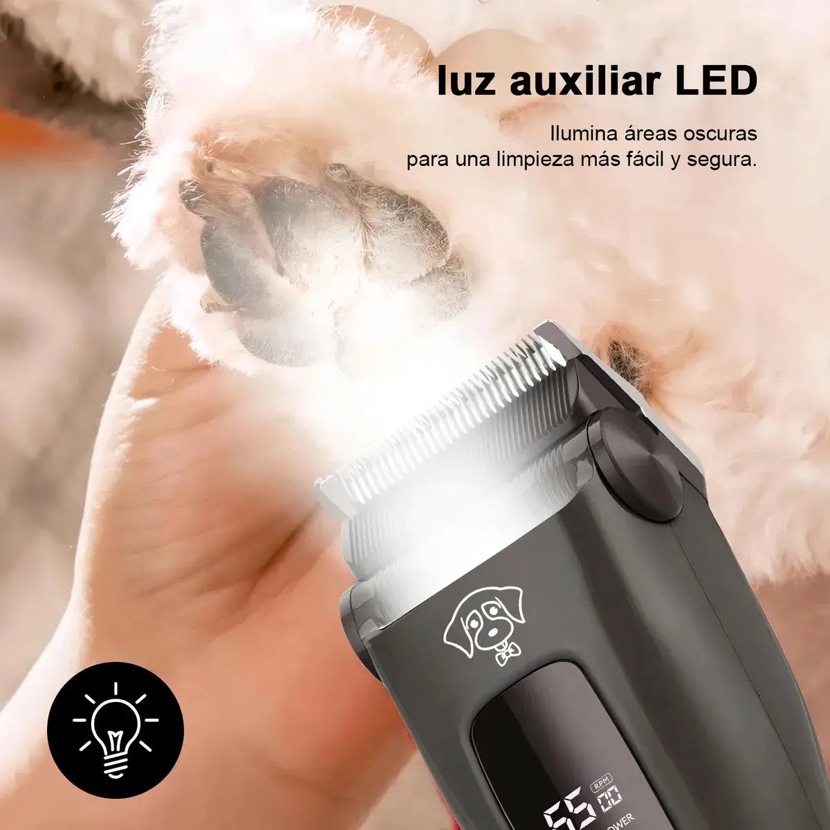 Pet Dog Cat Grooming Clippers Professional Hair Trimmer for Dogs And Cats Skin Friendly Lightweight Grooming Tools
