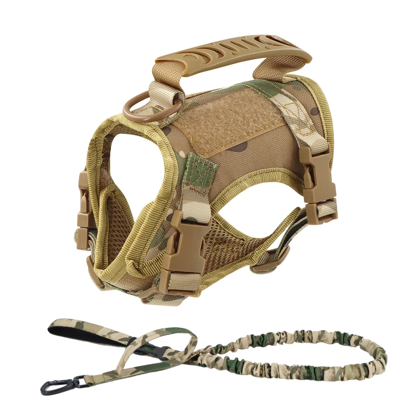 Tactical Cat Harness And Leashes For  Small Dog Puppy Vest Straps with Handle Harnesses Training Adjustable Pet Accessories