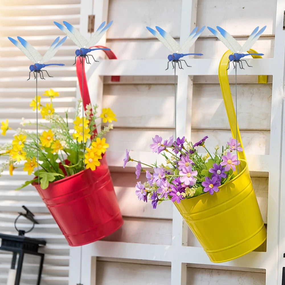 31CM Simulation Dragonfly Clip Bug Deterrent Realistic Dragonfly Hat Clip Bug Repellent Dragonfly Home Garden Decoration Supply