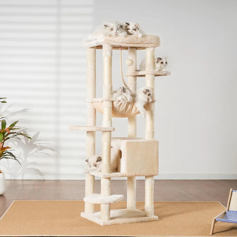 NONECN Cat Tree Heavy Duty Indoor Tower