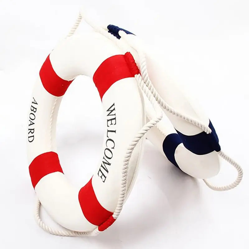 Hanging Round Decorative Lifebuoy For Wall Decoration Home Living Room Party Marine Beach Wedding Wall Hanging Lifebuoy Decors