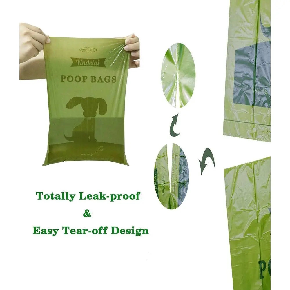 Biodegradable Scented Dog Waste Bags With 1 Dispenser, 18 Rolls Reills Poop Bags -450 Counts