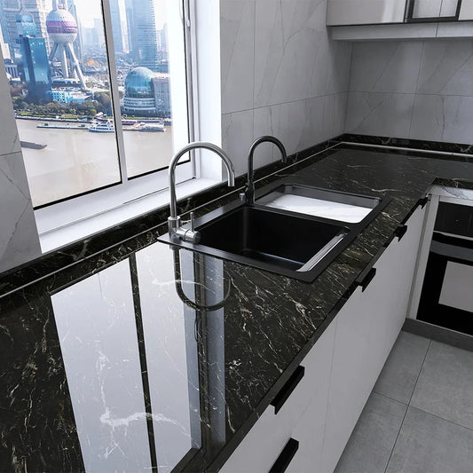 Suitable for kitchen self-adhesive wallpaper pvc self-adhesive wallpaper home decoration waterproof and oil-proof sticker