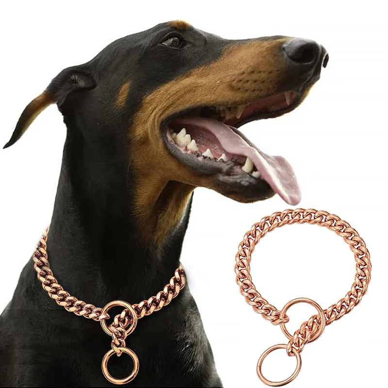 Stainless Steel Chain Collar For Dogs
