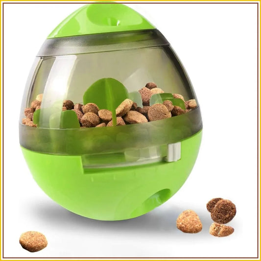 Interactive Dog Treat Ball - Slow Pet Feeder & Puzzle Toy for Small Breeds, Adjustable Dispenser, Boredom Buster, Ends Chewing & Bloat