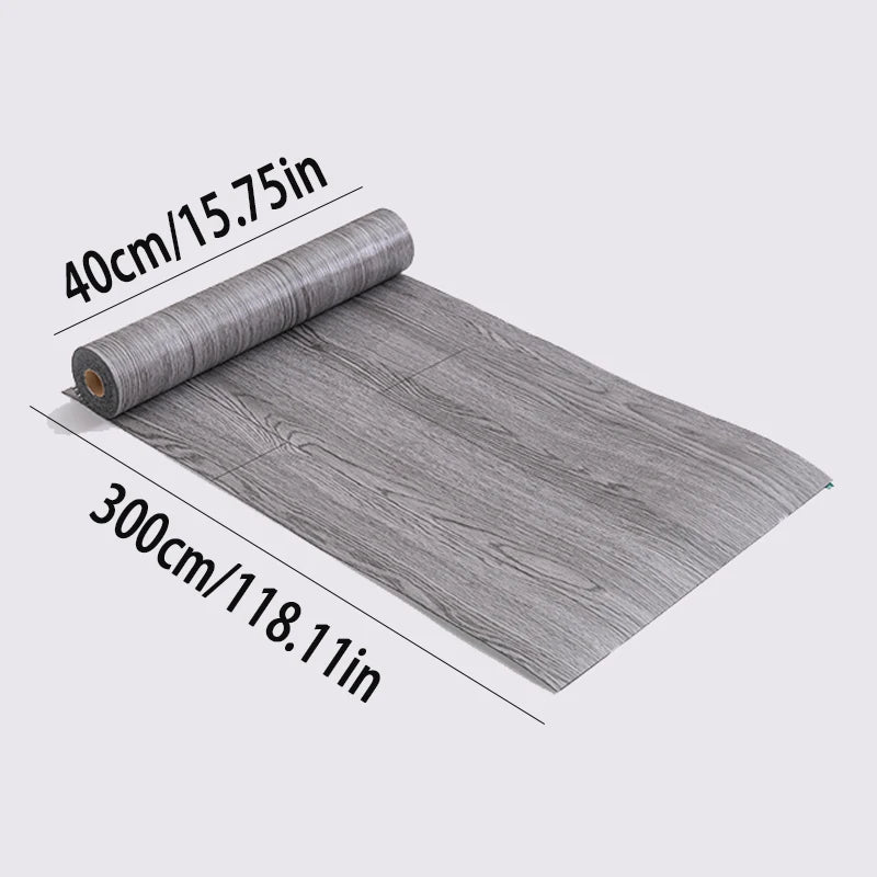 NINETAI Peel And Stick Vinyl Floor Tiles With Wood Grain