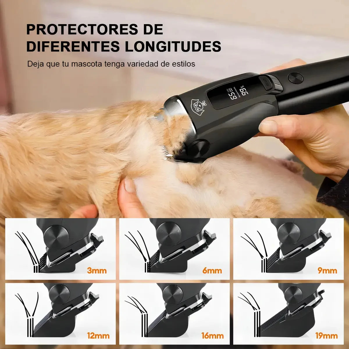 Pet Dog Cat Grooming Clippers Professional Hair Trimmer for Dogs And Cats Skin Friendly Lightweight Grooming Tools