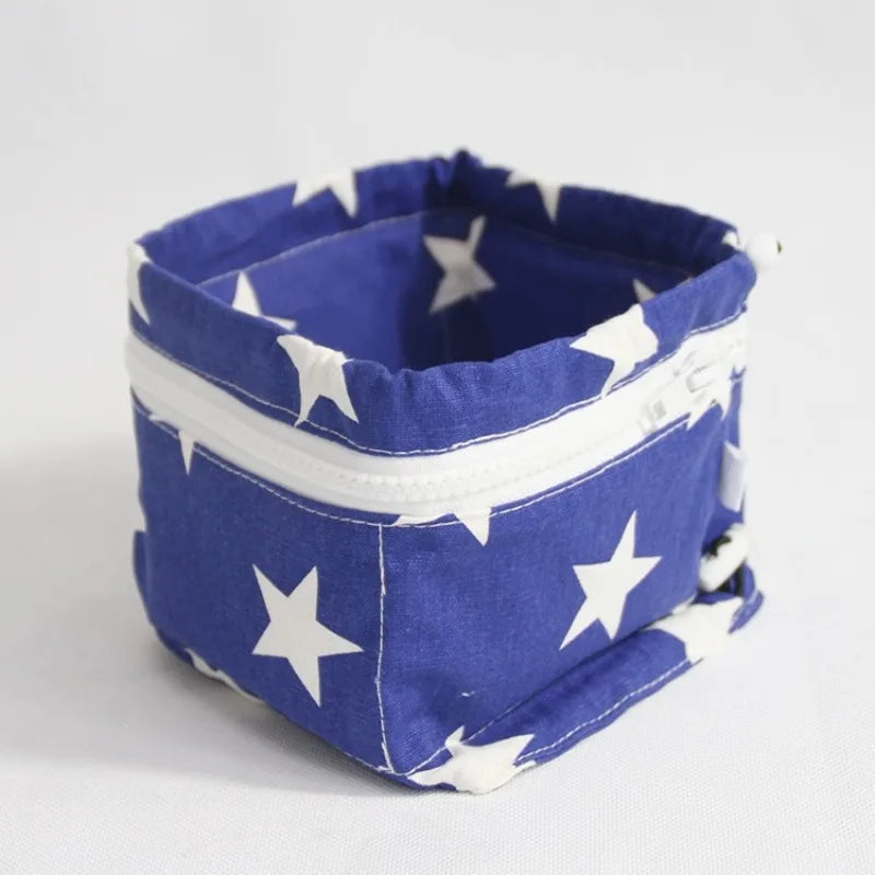 Cartoon Print Pet Cooling Neck Wrap Reusable Gel Core Breathable Cotton Zippered Detachable Summer Outdoor Heatstroke Prevention Small Dog Owners pet collars