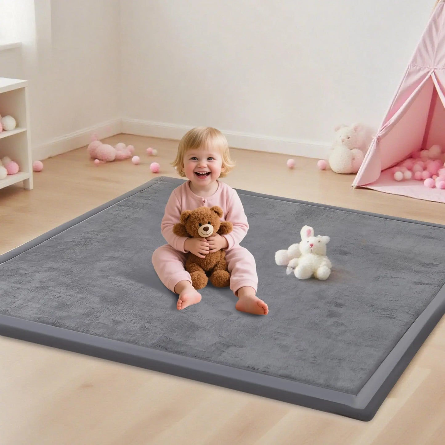 PaPaMat Baby Play Mat Tatami Style Non Slip Rug For Living Room