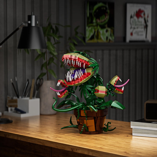 Piranha Plant Audrey II 2 Building Blocks Set Home Decor Horrors Flower Shop Decoration Gift Gifts for Fans
