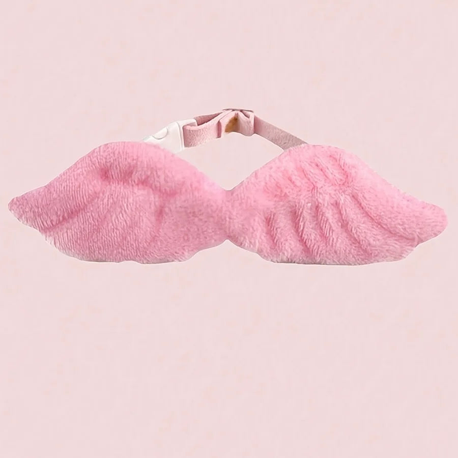 1pc Pet Costume,Featuring Wings And Accessories,Dog Collar with a Bow Tie,Pet Clothing Suitable for Holiday Dressing Pet collar