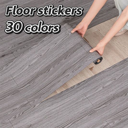 NINETAI Peel And Stick Vinyl Floor Tiles With Wood Grain
