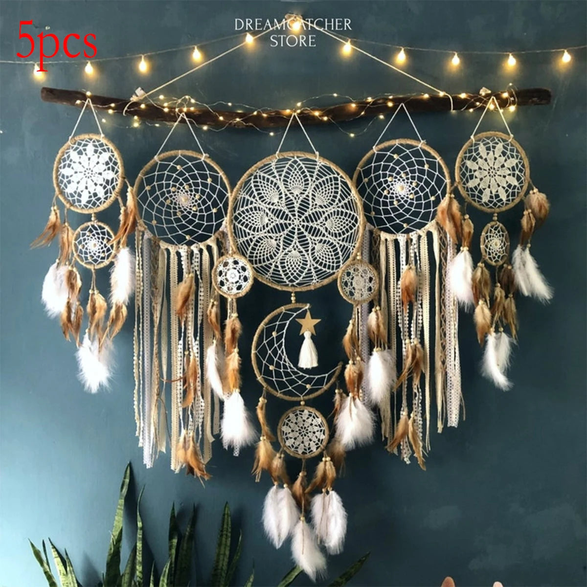 Moon Dream Chaser Dream Catcher Wall Decor