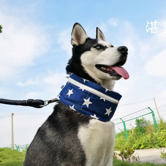 Cartoon Print Pet Cooling Neck Wrap Reusable Gel Core Breathable Cotton Zippered Detachable Summer Outdoor Heatstroke Prevention Small Dog Owners pet collars