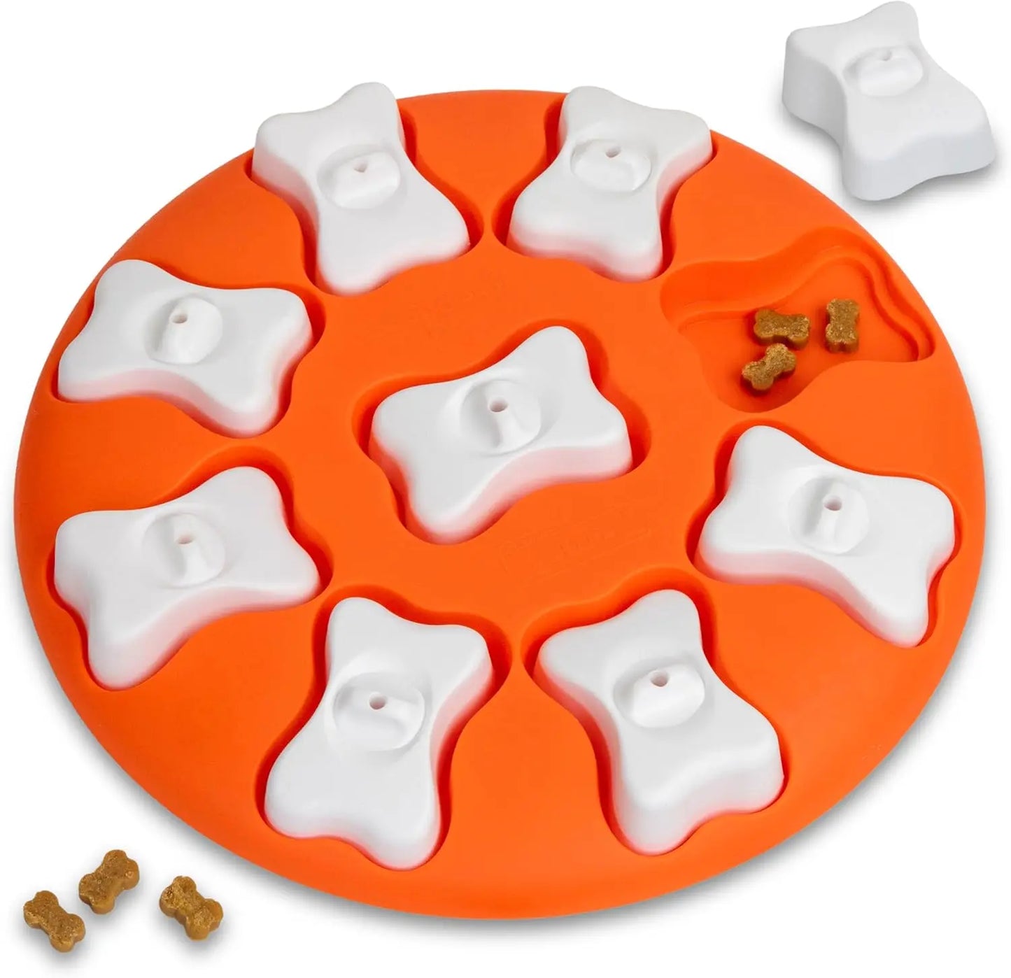 Nina Ottosson Dog Brick Interactive Treat Puzzle Toy for Mental Stimulation and Skill Development
