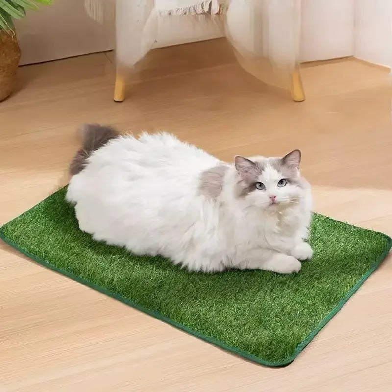 Simulation Lawn Dog Toilet Training Mat Washable Pet Urine Mat Dog Toilet Replacement Pad Eco-Friendly Non-Slip Pet  Accessory