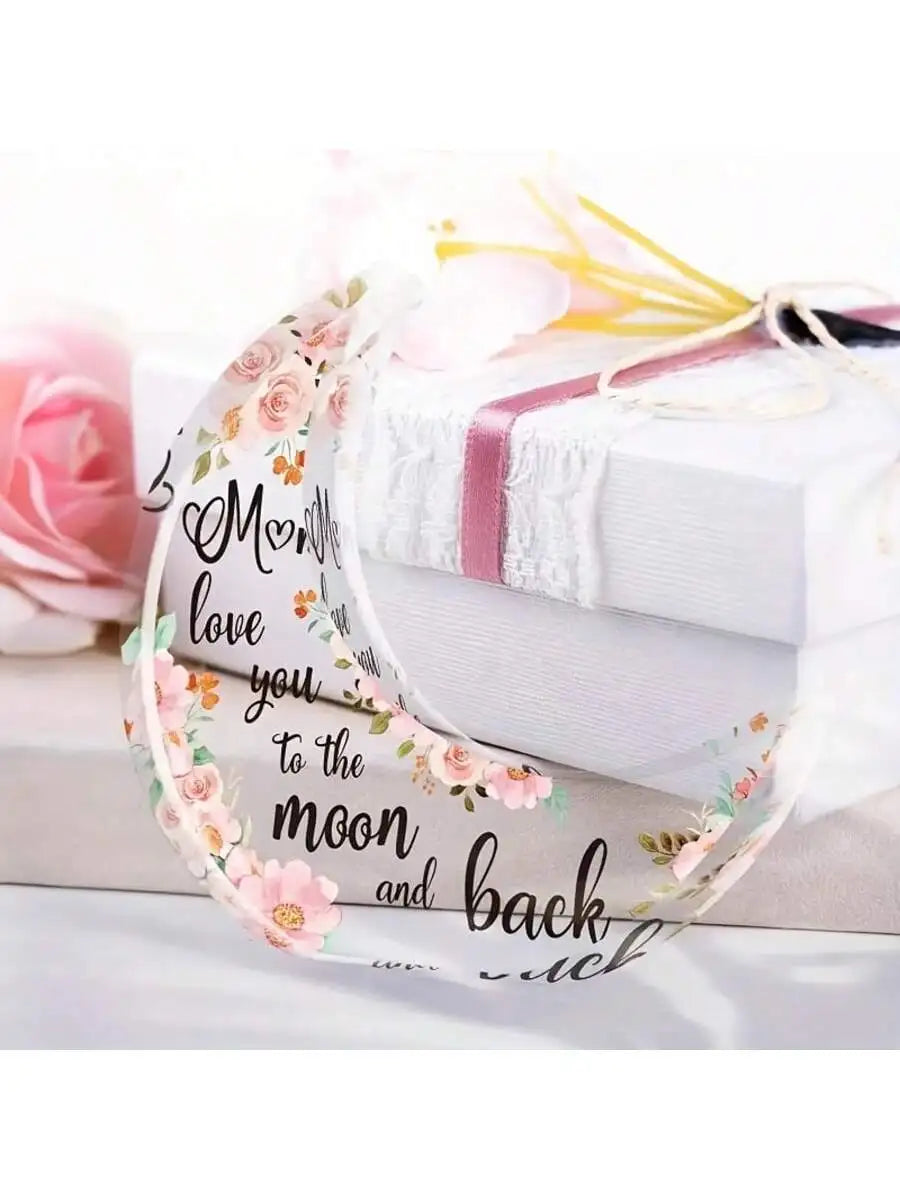 1pc, Girlfriend Gift Ideas, Acrylic Table Centerpiece With Engraved Sweet Sayings, Christmas Gifts For Daughter, Girlfriend