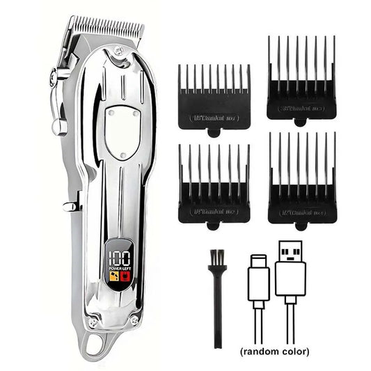 Rechargeable Electric Dog & Cat Hair Clipper with LED Display,Pet Grooming Kit ,Professional Pet Trimmer for Home