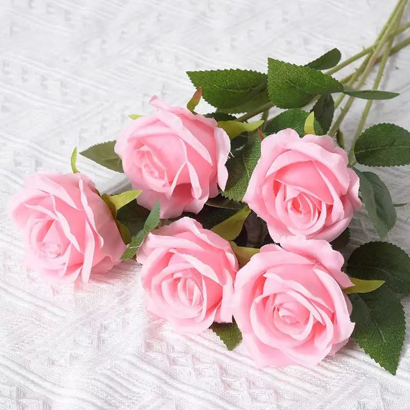 NONECN Artificial Roses Flower Branches For Wedding And Home Decor