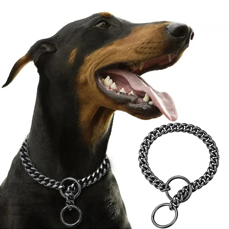 Stainless Steel Chain Collar For Dogs
