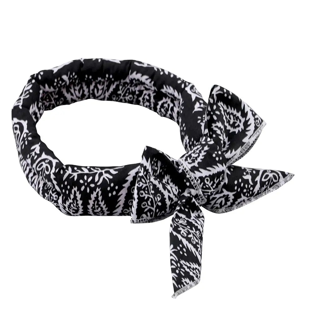 Pet Cooling Ice Scarf Cool Ice Breathable Towel Heatstroke Dogs Cats Ice Collar Cat Adjustable Collar Bib Pet Supplies
